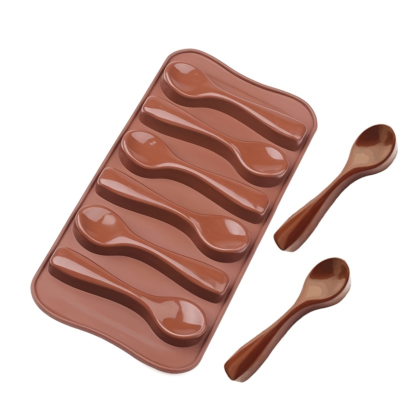 Candle Molds - 1pc Spoon Silicone Mold, Soap Aromatherapy