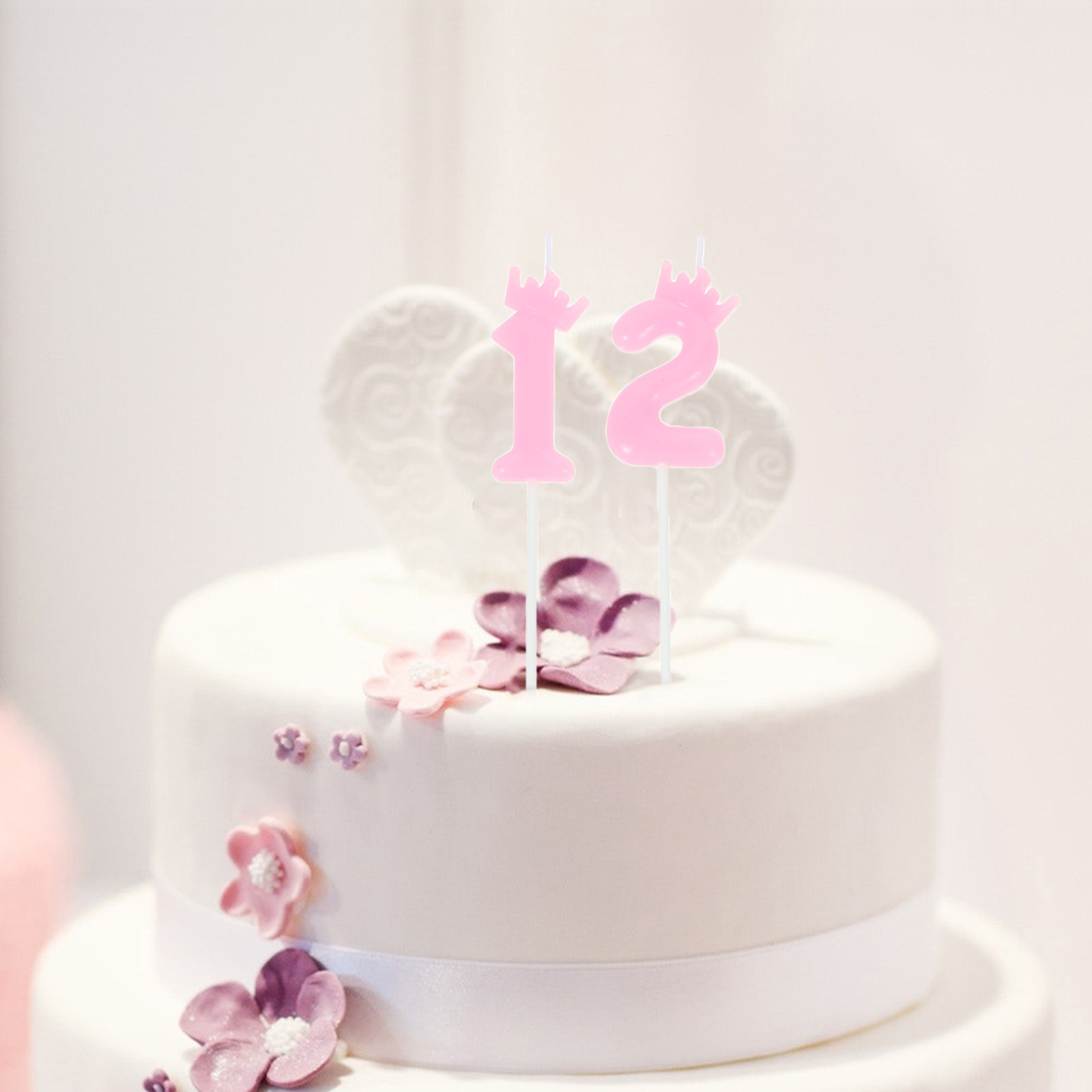Paraffin Wax - 10pcs Crown Design Number Candles for