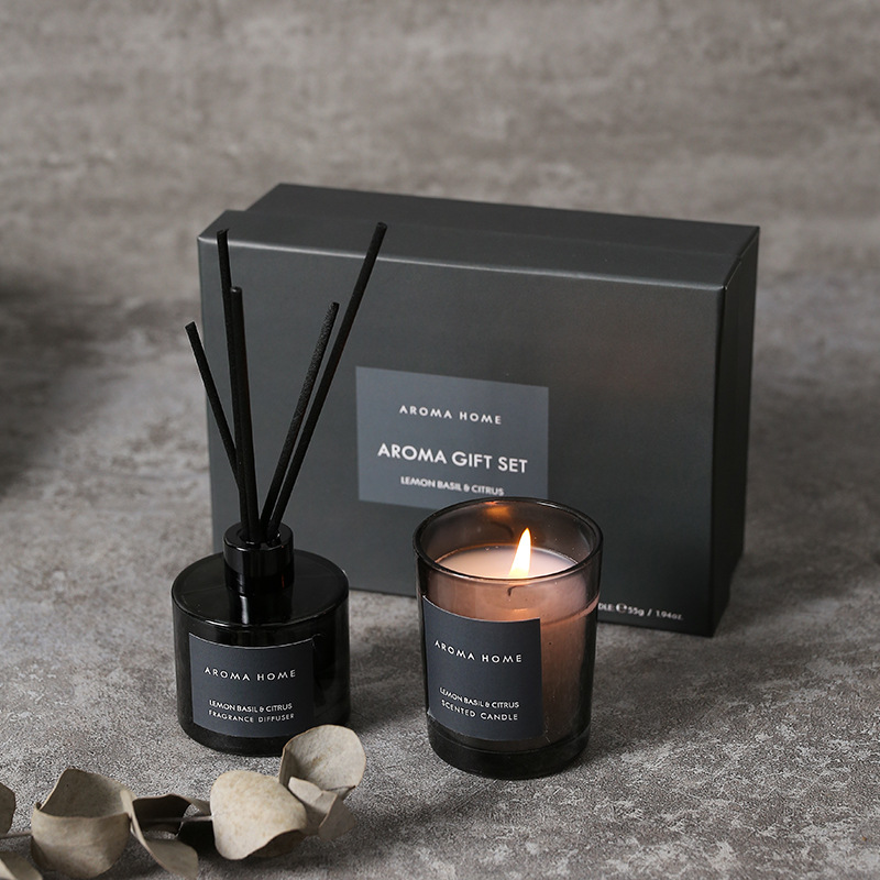 2Pcs Gift Box Set Aromatherapy - Candle Containers recension och pris