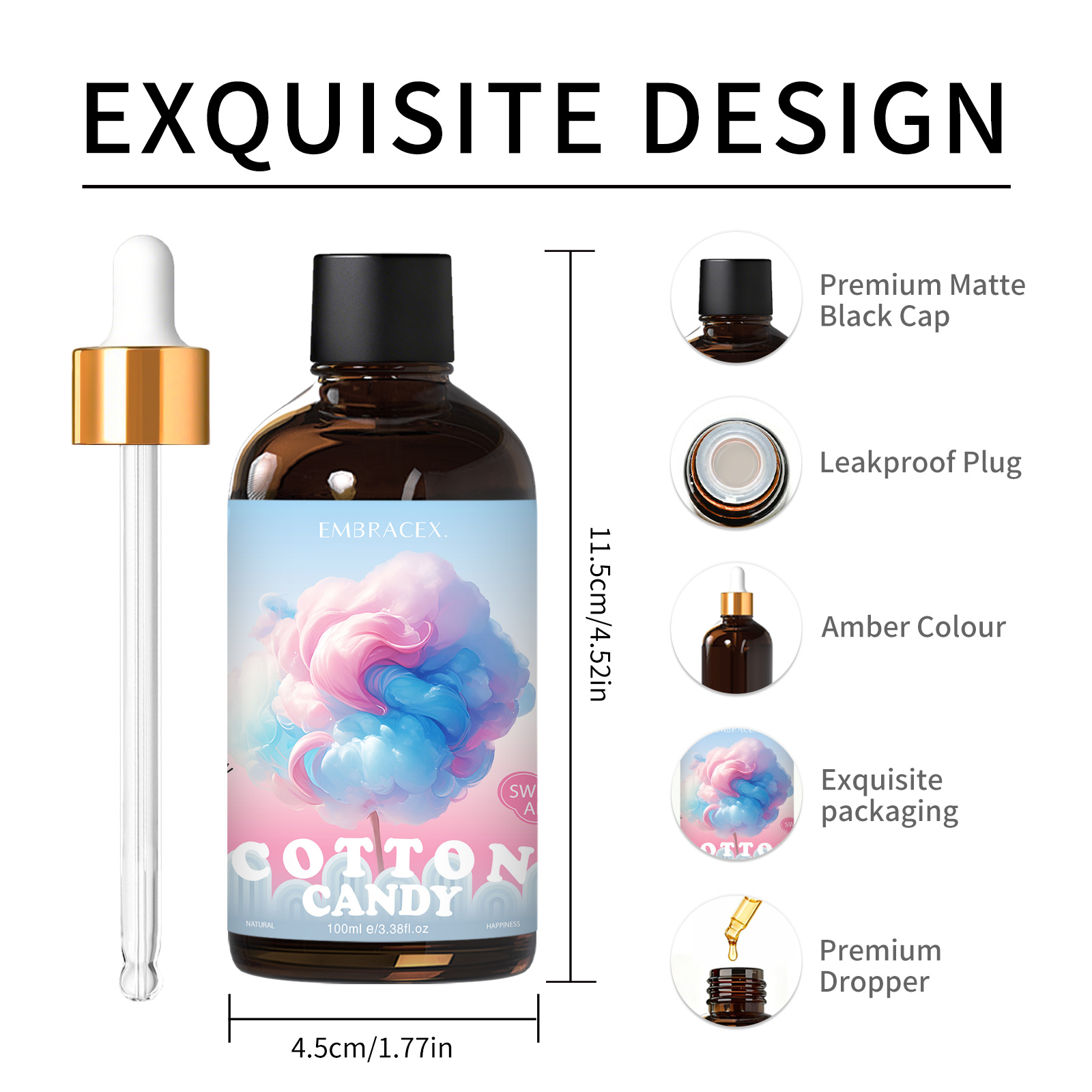 100ml Cotton Candy Fragrance O - Candle Fragrance recension och pris