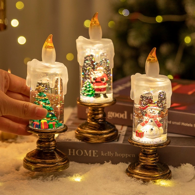 1pcs Christmas Decorations Win - Candle Containers recension och pris