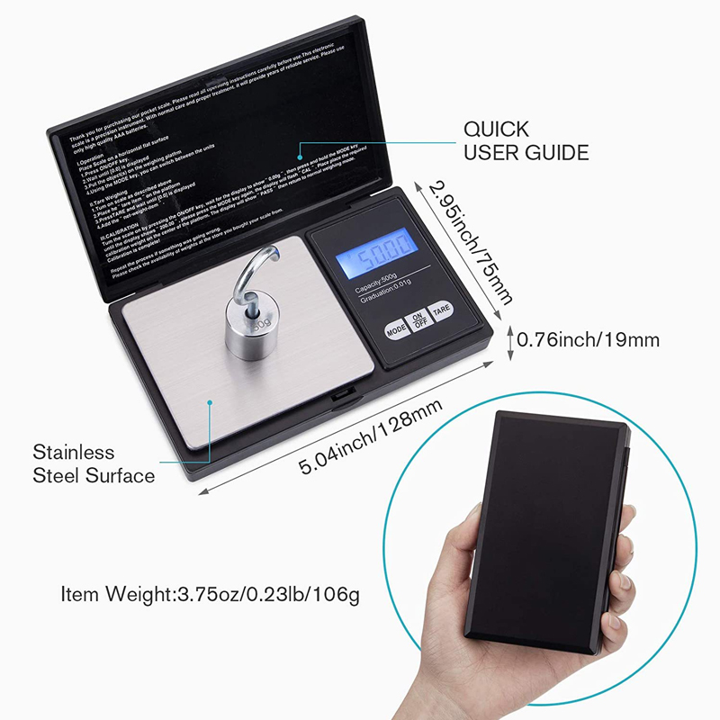 Mini Electronic Scale Pocket D - Candle Wax Scale recension och pris