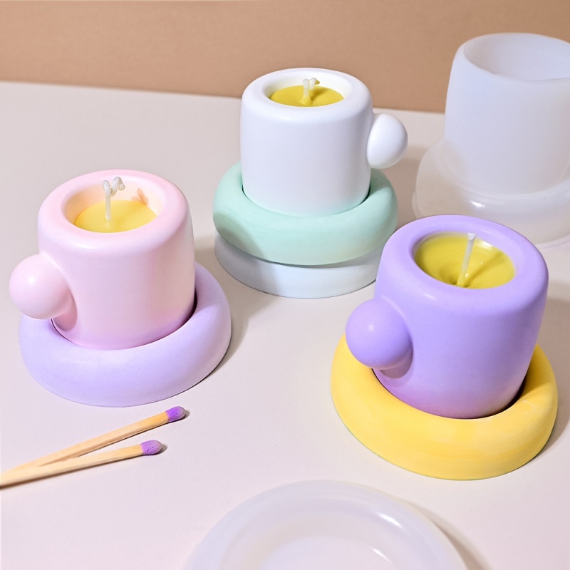 3D Mug With Coaster Silicone M - Candle Containers recension och pris