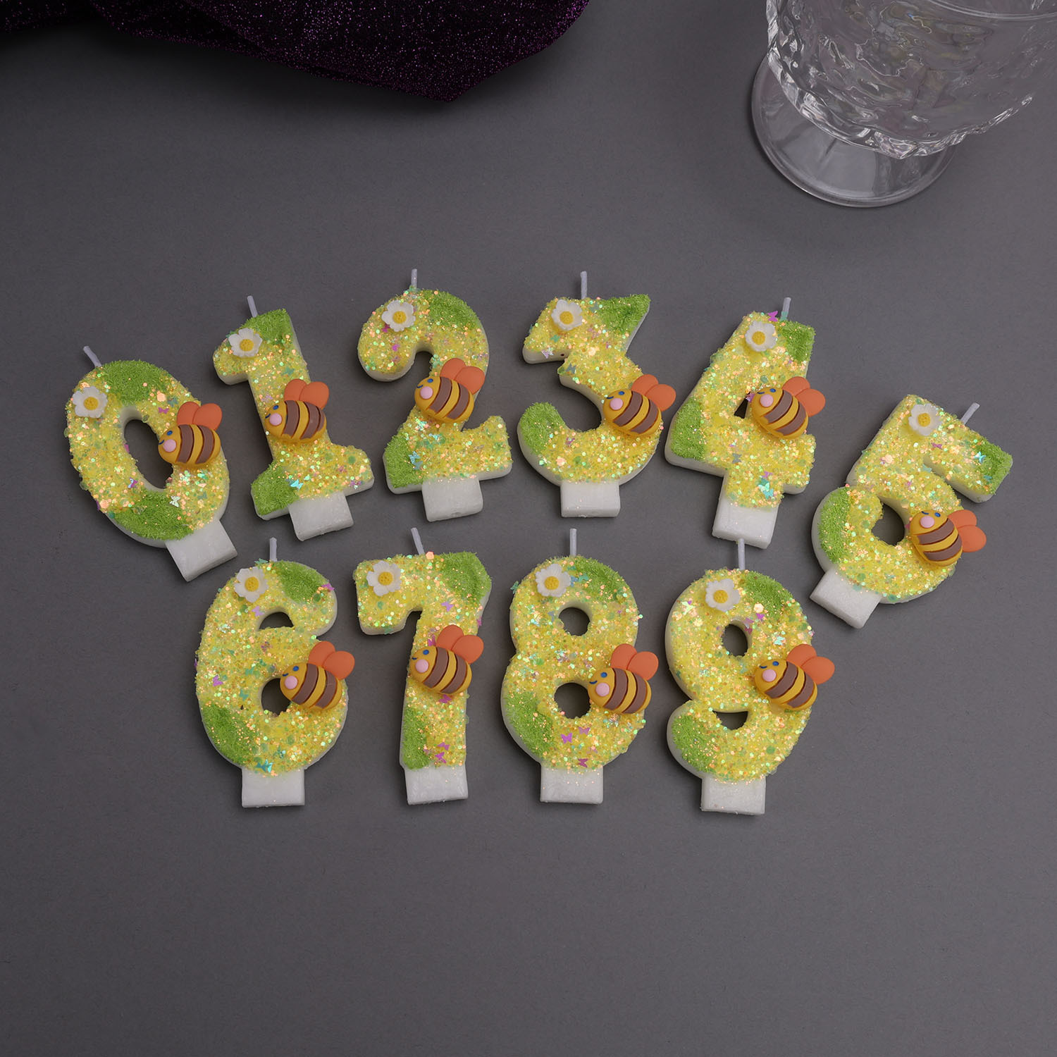 Yellow-Green Digital Candles,  - Silk Candle recension och pris