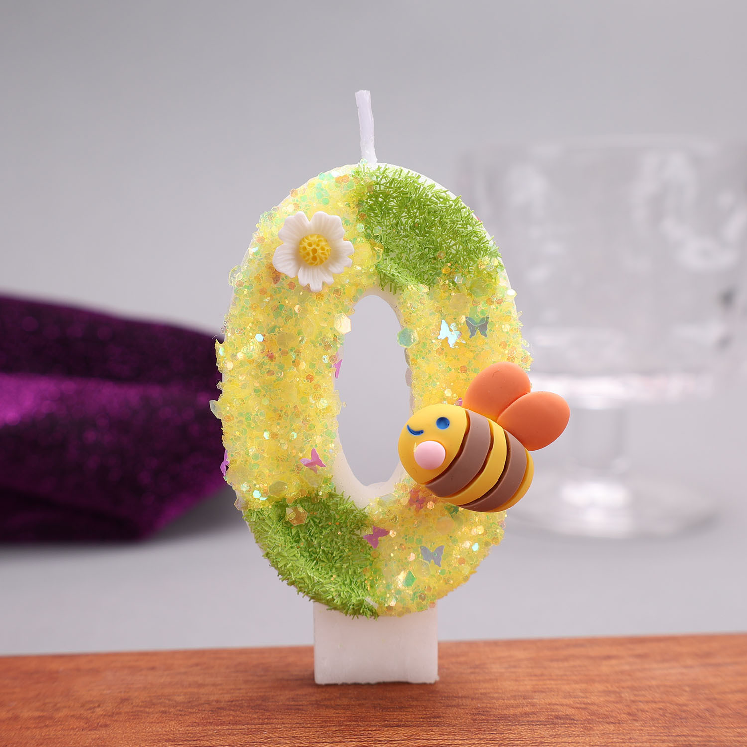 Yellow-Green Digital Candles,  - Silk Candle recension och pris