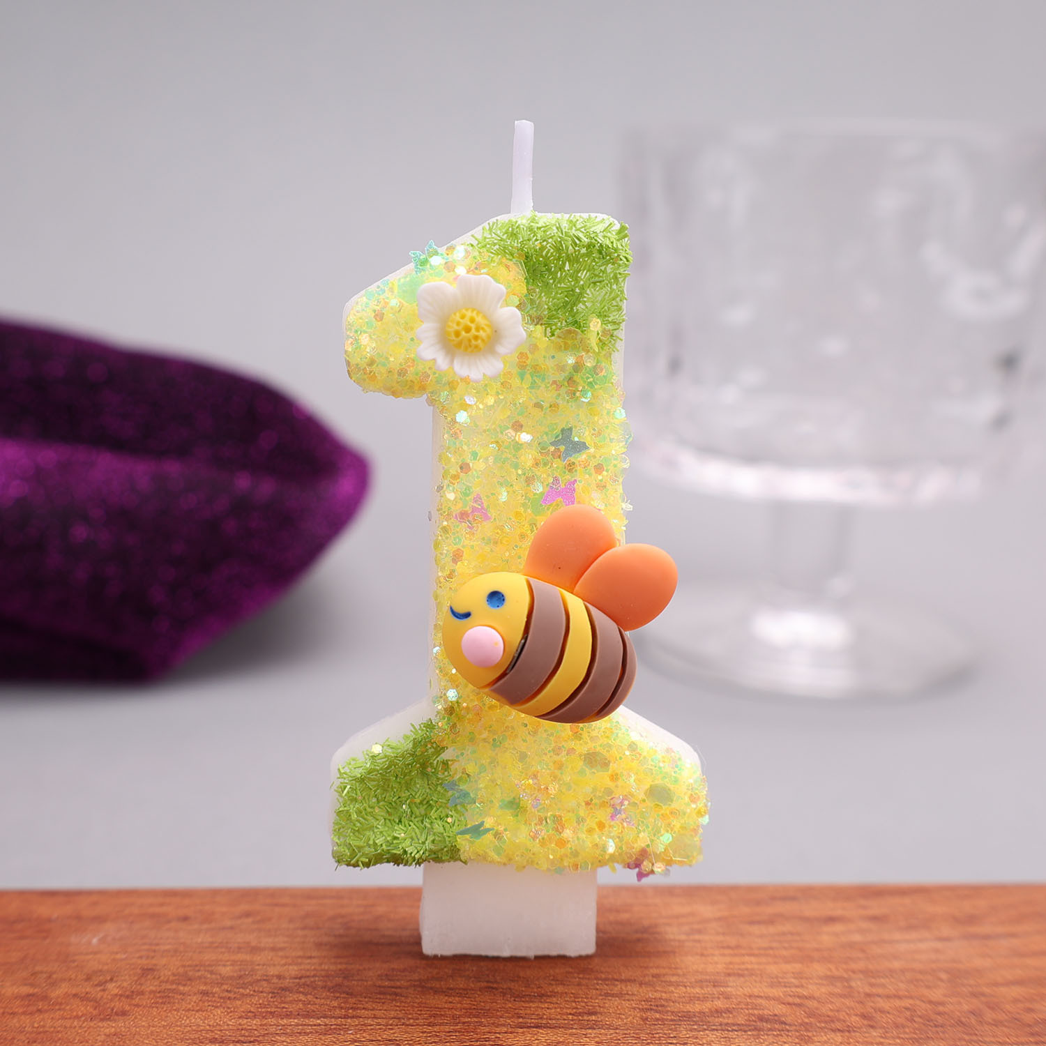 Yellow-Green Digital Candles,  - Silk Candle recension och pris