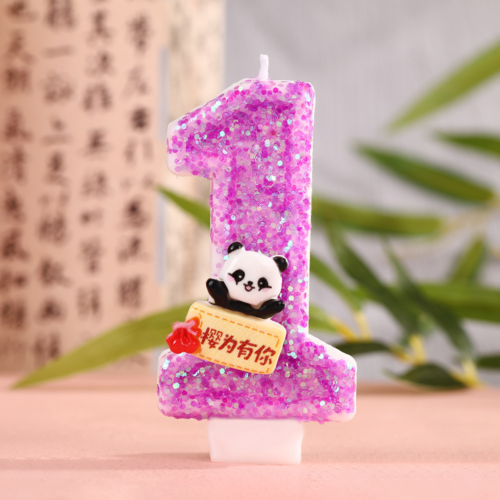 Cartoon Panda Digital Candle,  - Paraffin Wax recension och pris