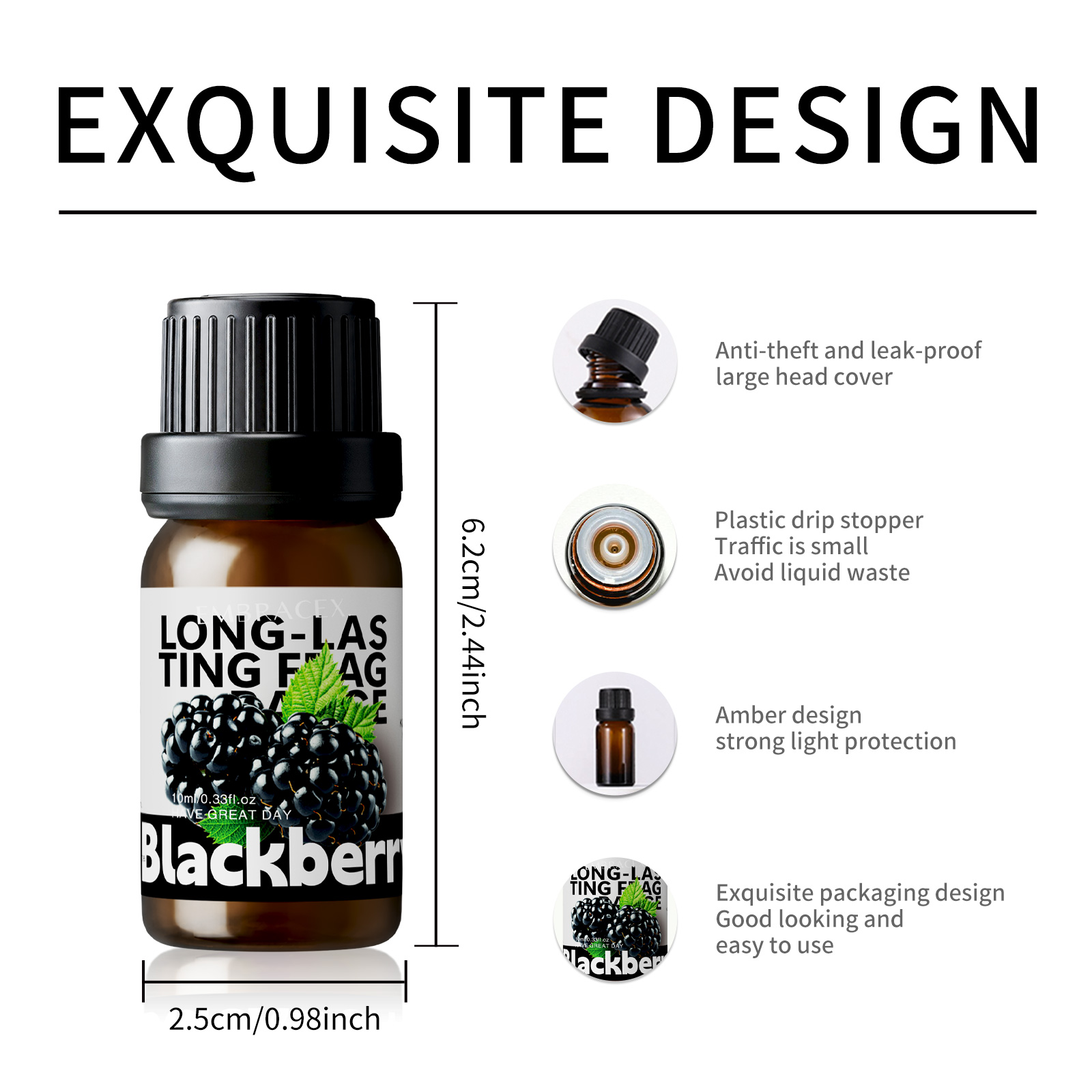 10ml Blackberry Fragrance Oils - Candle Fragrance recension och pris