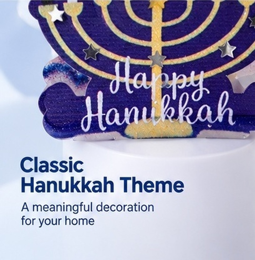 Iron LED Flameless Hanukkah Ca - Paraffin Wax recension och pris