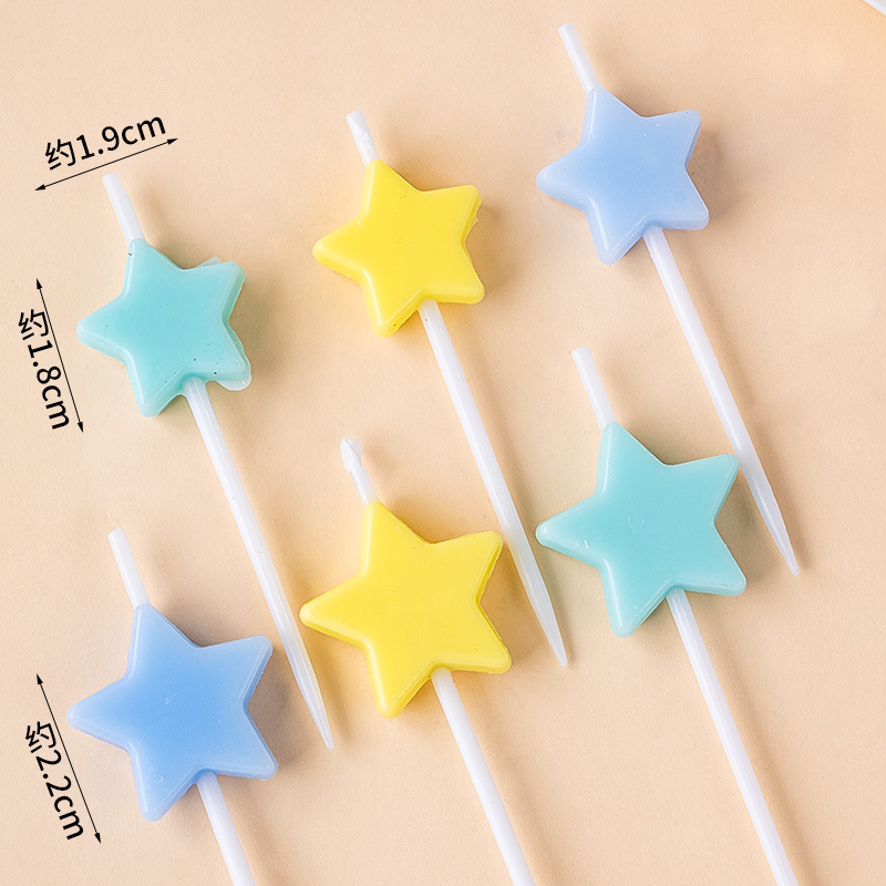 Yellow Five-pointed Star Candl - Paraffin Wax recension och pris