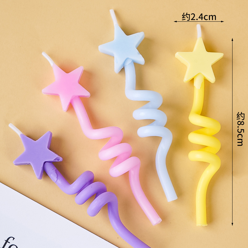 Yellow Five-pointed Star Candl - Paraffin Wax recension och pris