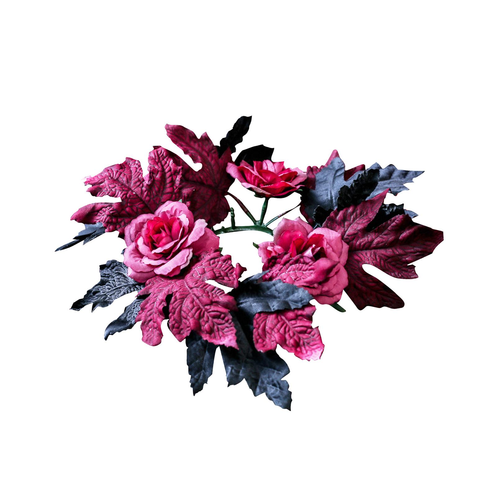Dark Rose Halloween Wreath Sil - Silk Candle recension och pris