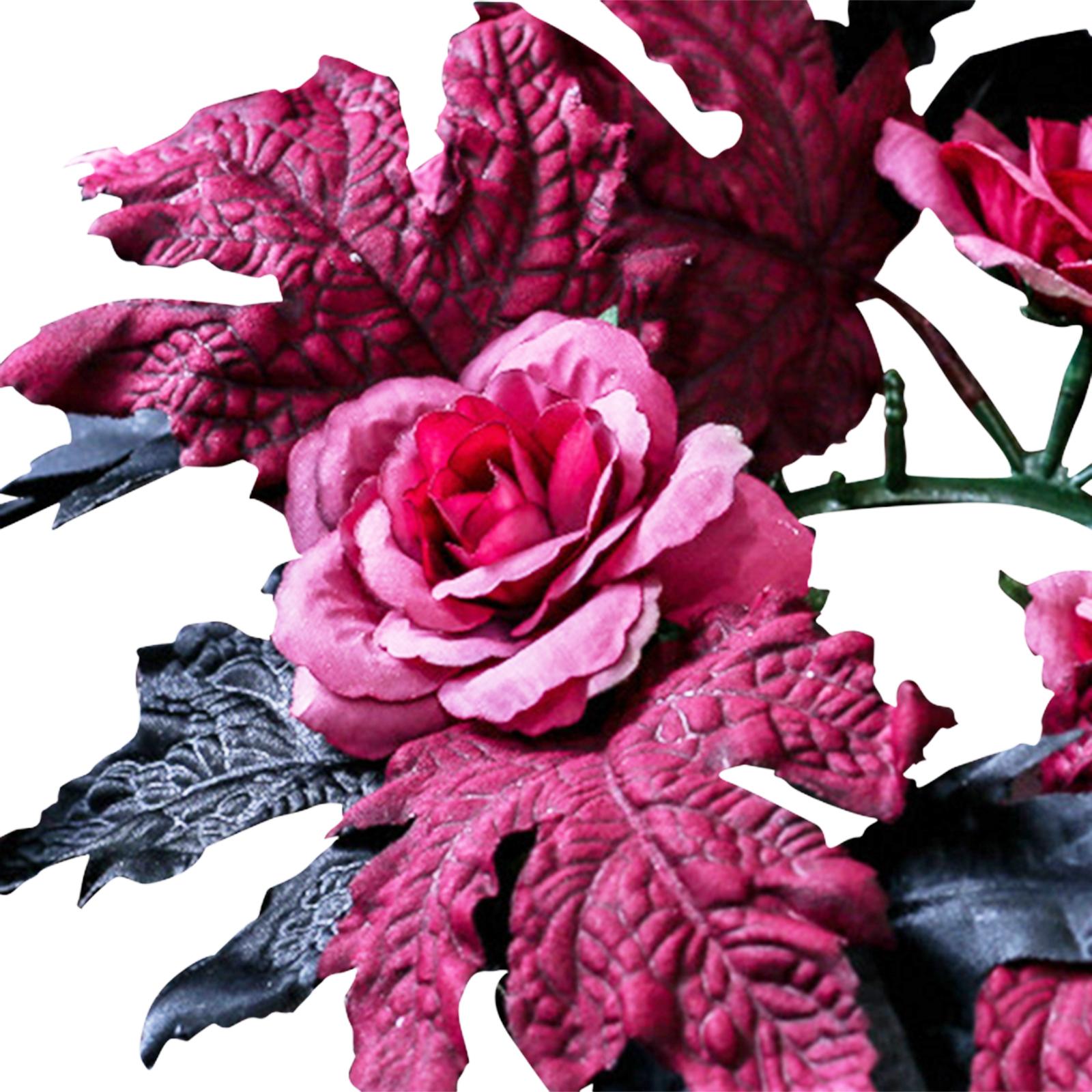 Dark Rose Halloween Wreath Sil - Silk Candle recension och pris
