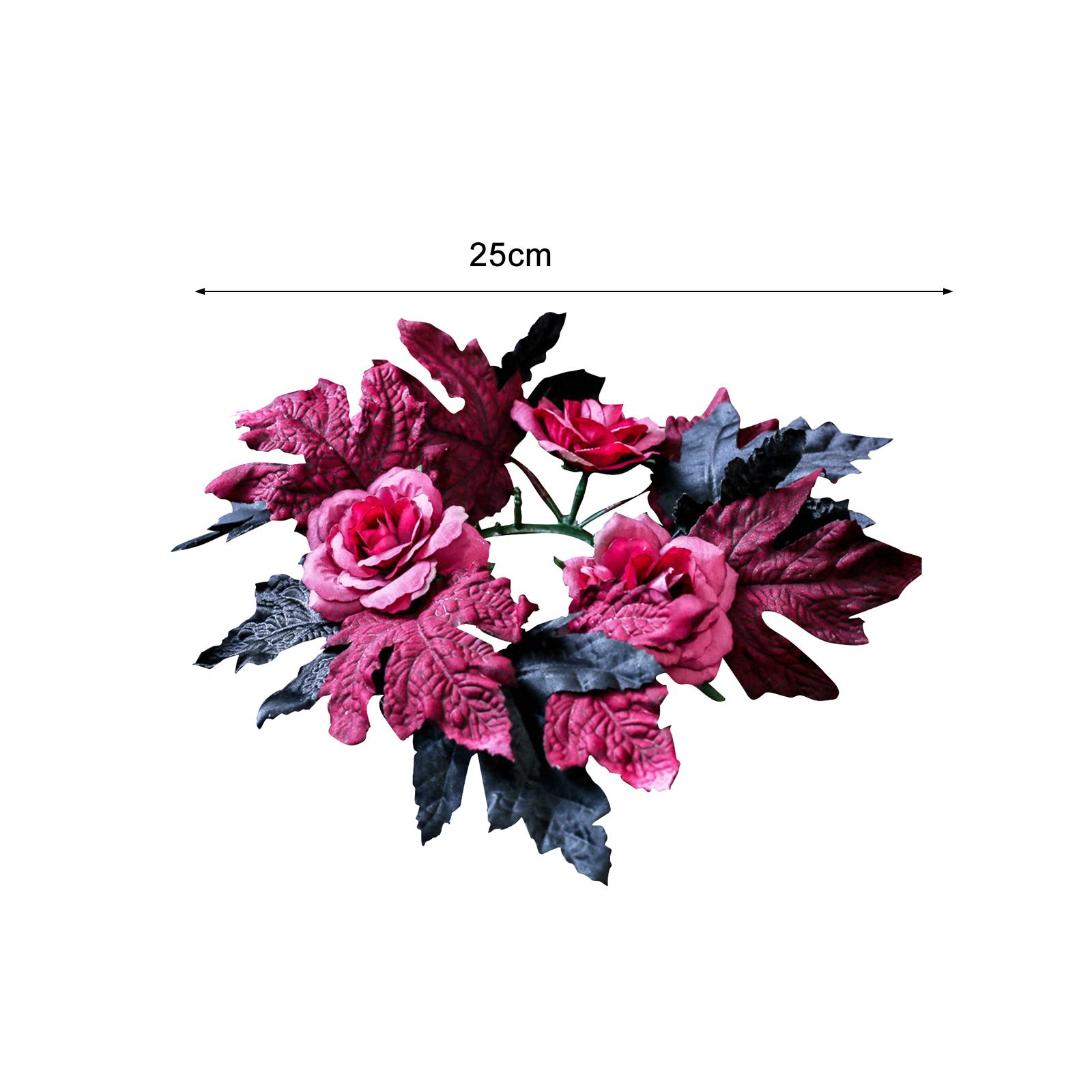Dark Rose Halloween Wreath Sil - Silk Candle recension och pris