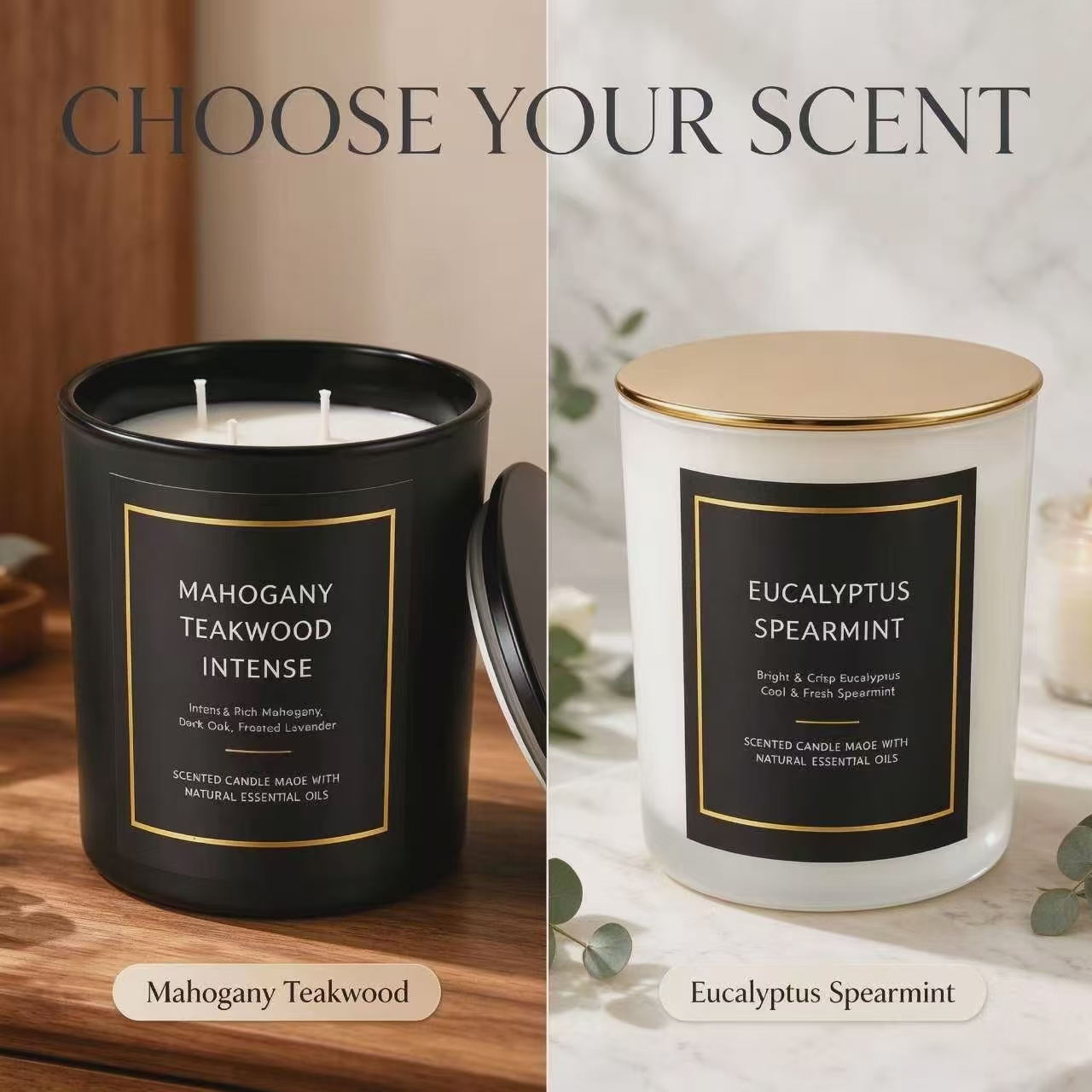 Scented Candles Romantic Air F - Soy Wax recension och pris