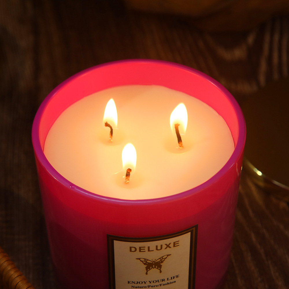 400G gold cover glass scented  - Soy Wax recension och pris