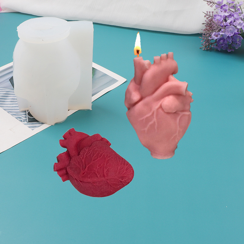 DIY Human Heart Silicone Candl - Candle Making Kit recension och pris