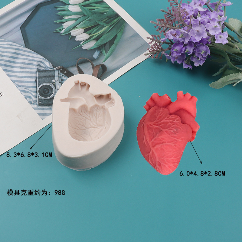DIY Human Heart Silicone Candl - Candle Making Kit recension och pris