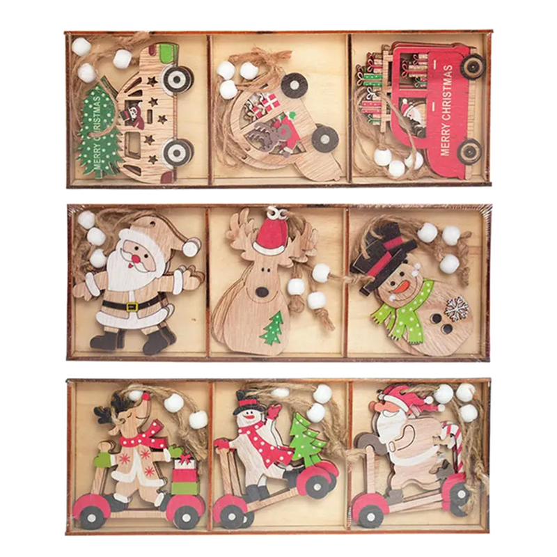 Wooden Christmas Pendant Merry - Candle Lighter recension och pris