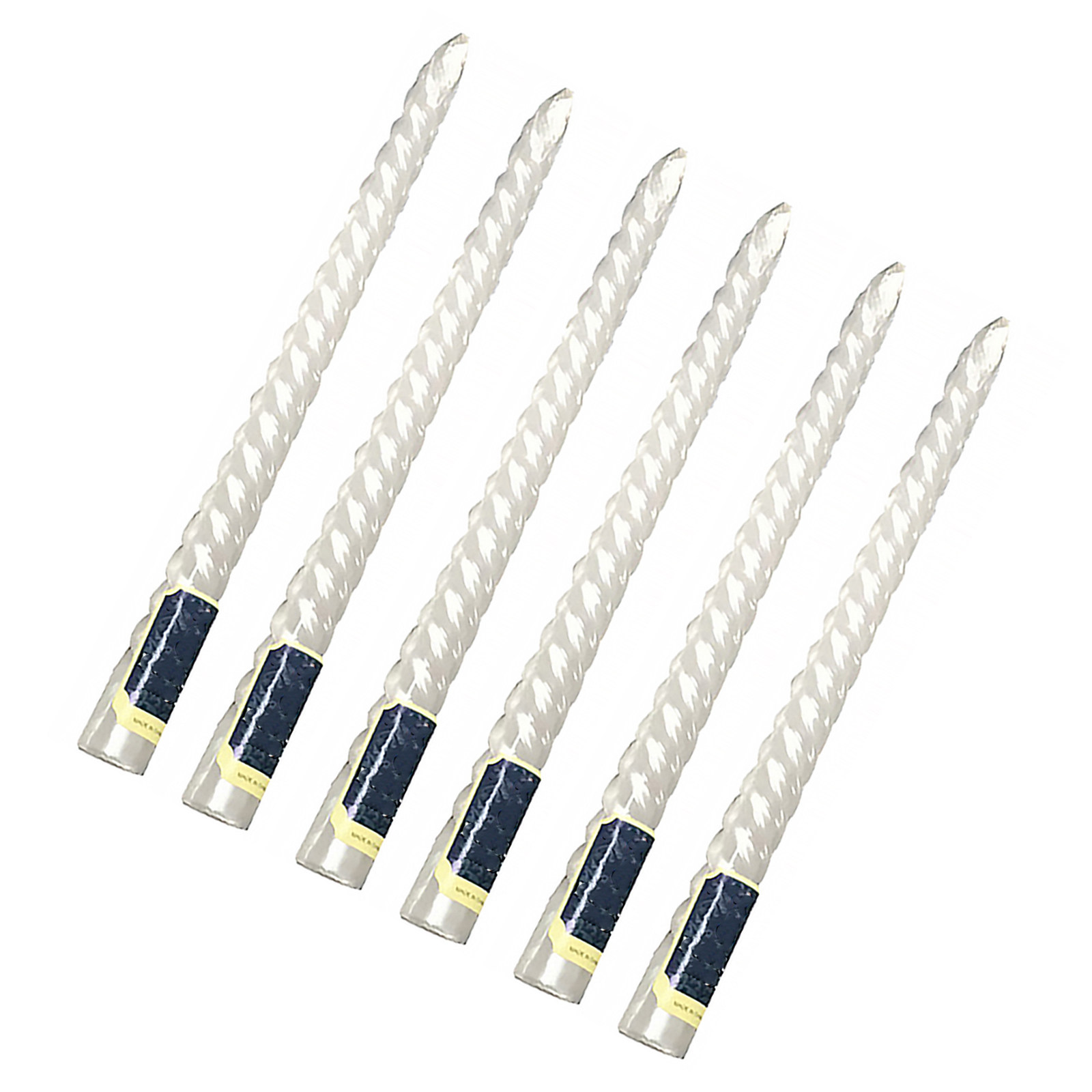 6Pcs Long White 25Cm Pearl Thr - Paraffin Wax recension och pris