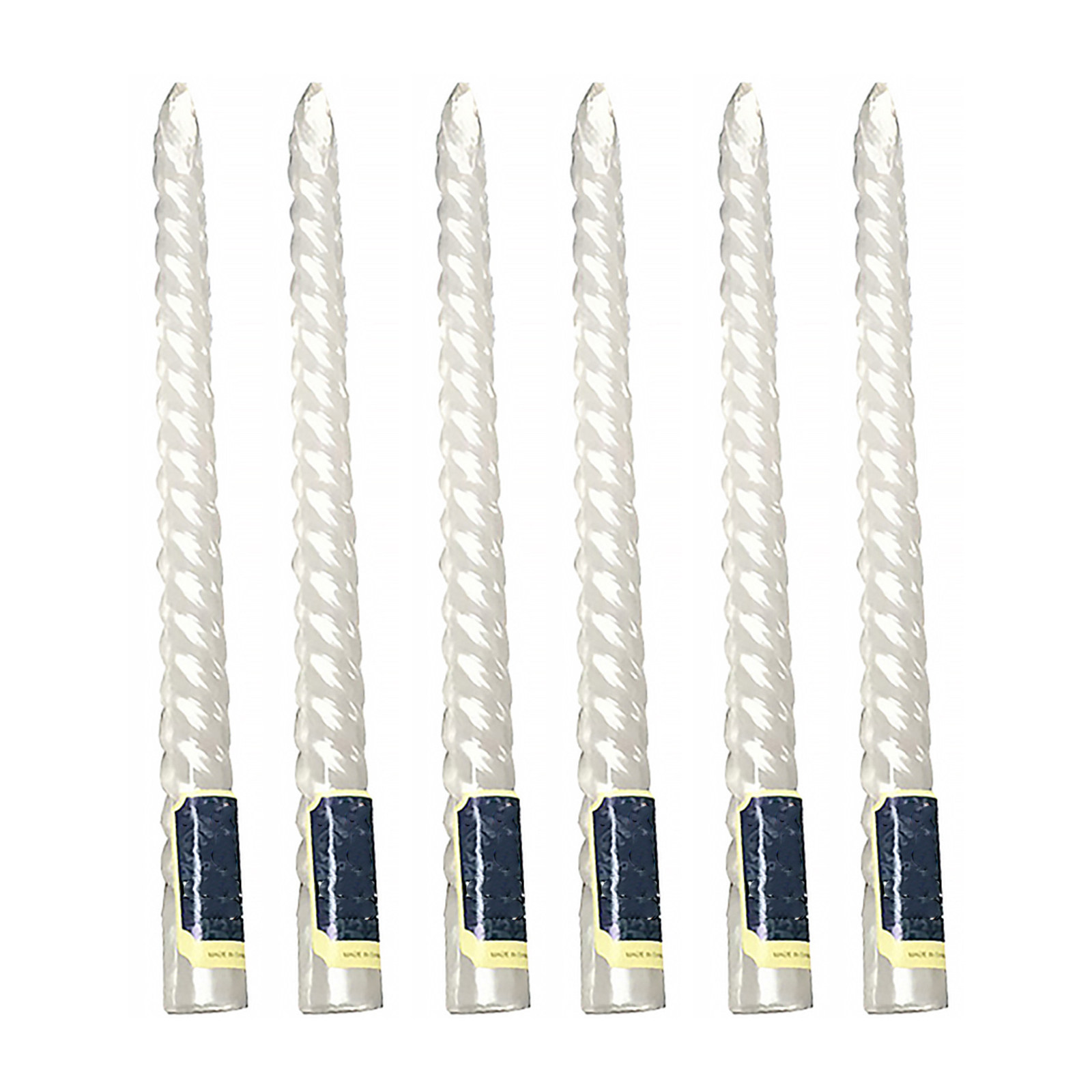 6Pcs Long White 25Cm Pearl Thr - Paraffin Wax recension och pris