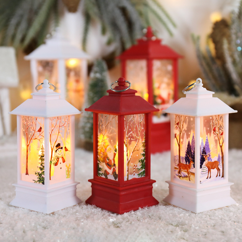 1pcs Christmas Wind Lamp Candl - Candle Containers recension och pris