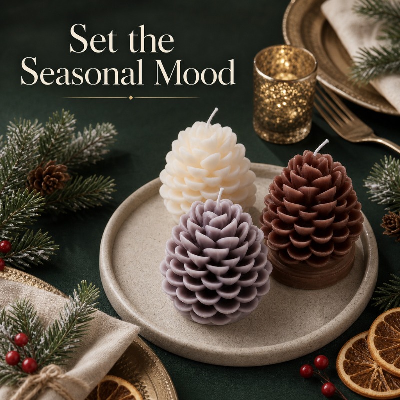 New Handmade Pinecone Scented  - Soy Wax recension och pris