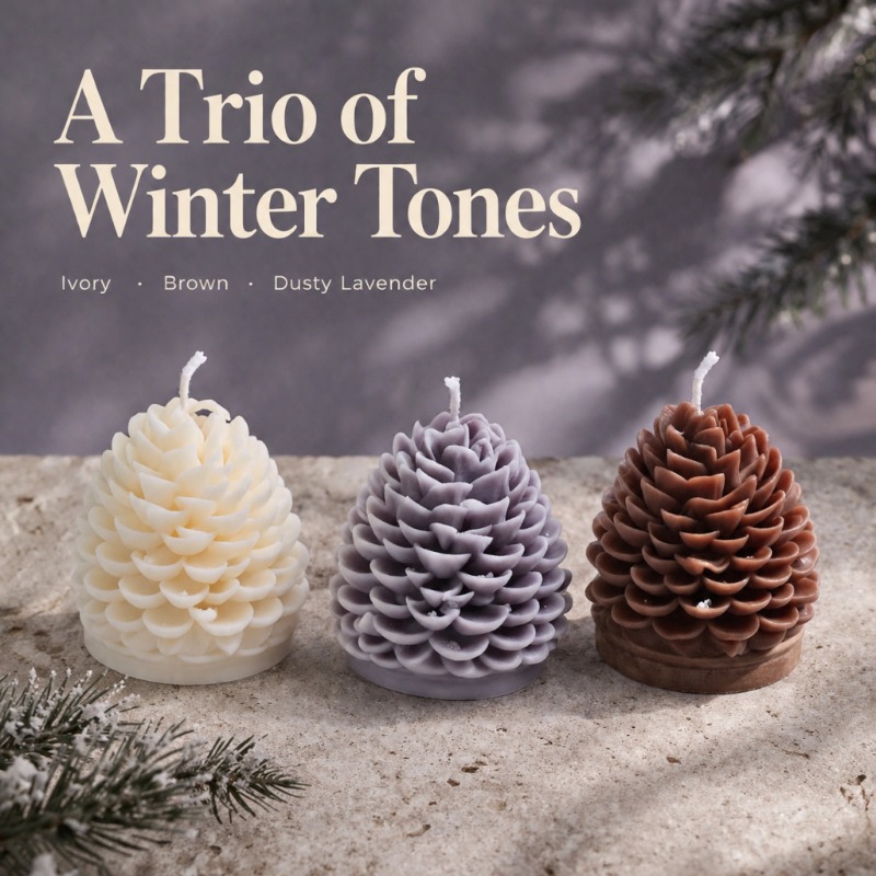 New Handmade Pinecone Scented  - Soy Wax recension och pris