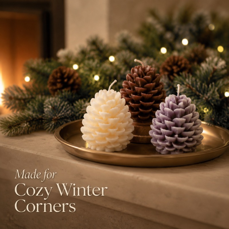 New Handmade Pinecone Scented  - Soy Wax recension och pris