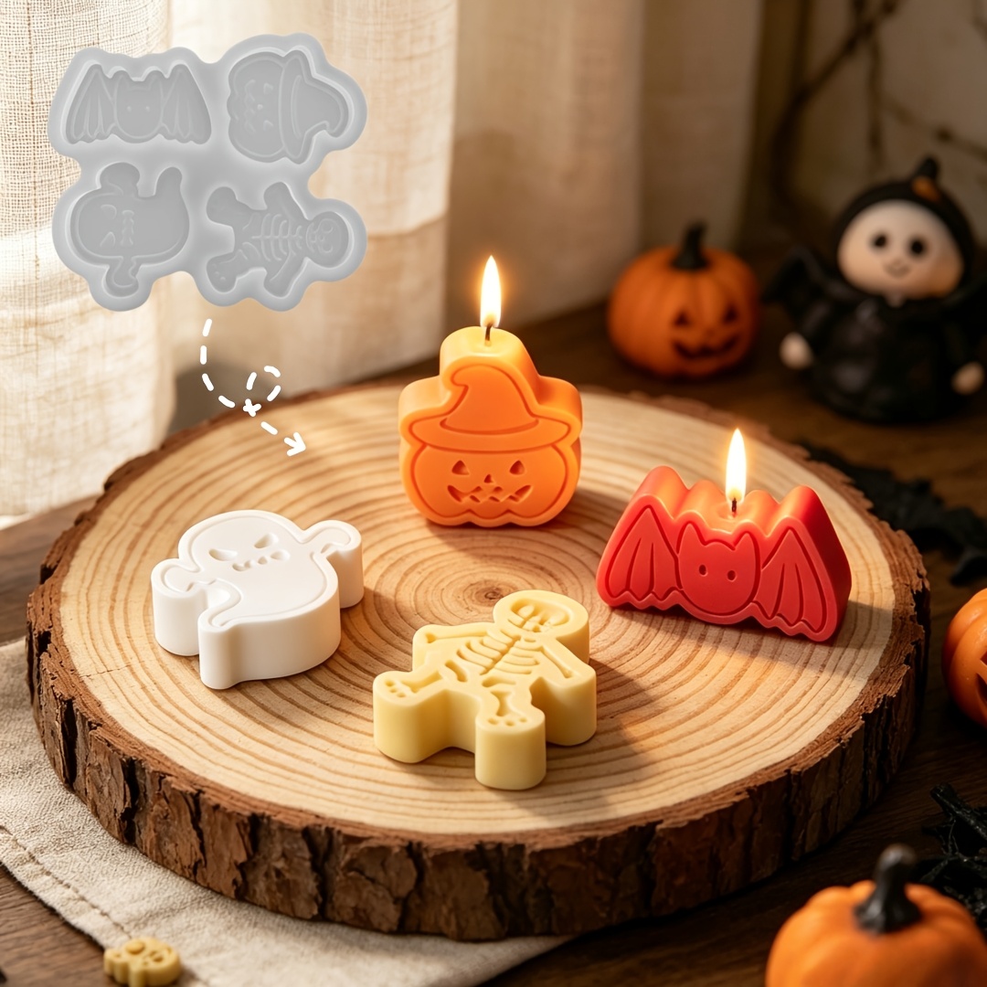 4-cavity silicone resin mold s - Candle Molds recension och pris