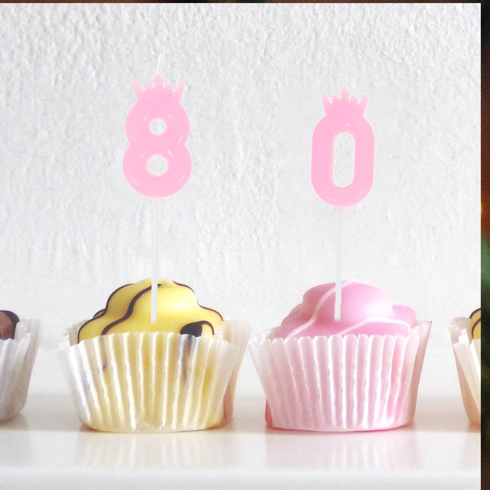 10pcs Crown Design Number Cand - Paraffin Wax recension och pris