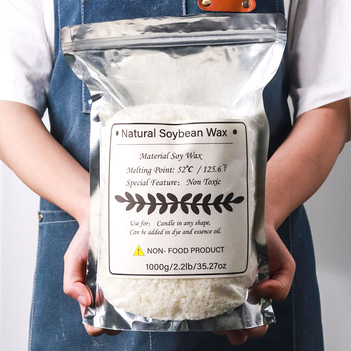 1KG Natural Soy Wax Granular S - Candle Wick recension och pris