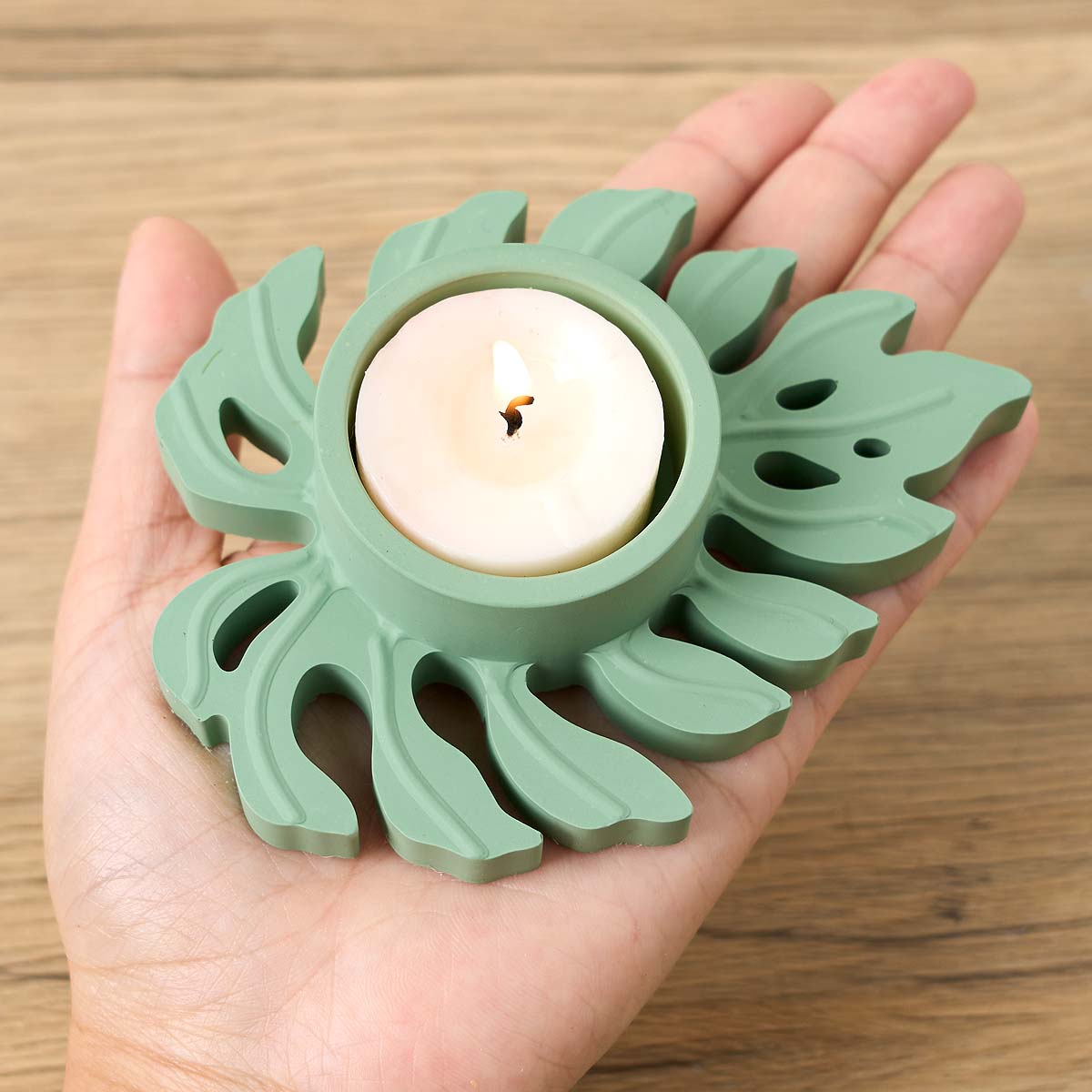 Leaves Candlestick Silicone Mo - Candle Lighter recension och pris